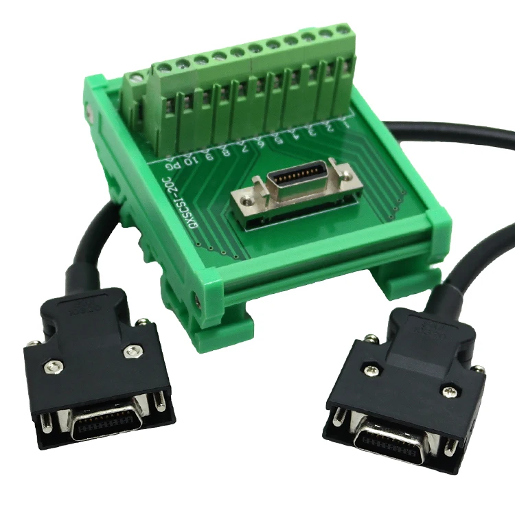 Универсальная Клеммная колодка SCSI 20 типа CN с кабелем SCSI20 20P|breakout cable|cable scsiscsi cable |