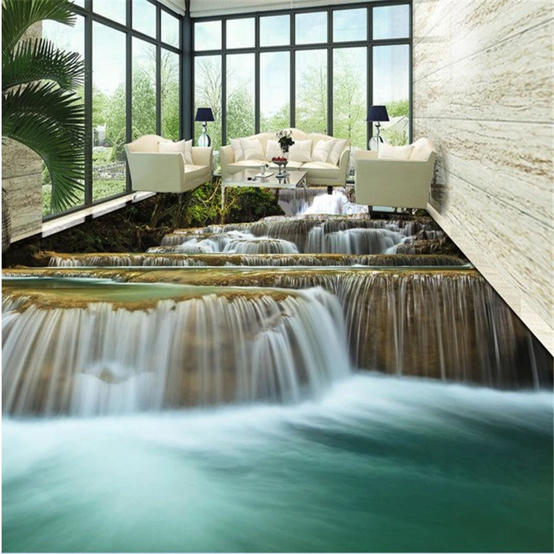 Обои на заказ с водопадом и из ПВХ|wallpaper mural|floor wallpaperpapel de parede |