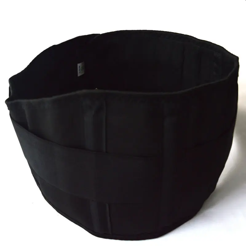 Черный поясной бандаж для спины пояс поддержки поясницы мужской медицинский