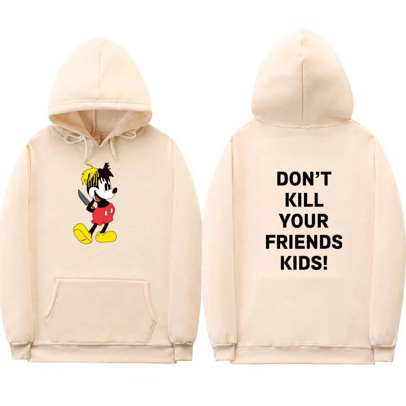7 Revenge Limited Tour Hoodie Sweatshirts Men Women Hip Hop Hoodies XXXTENTACION Rapper Revenge Don'T Kill Your Friend Kids Hoody - Цвет: 7