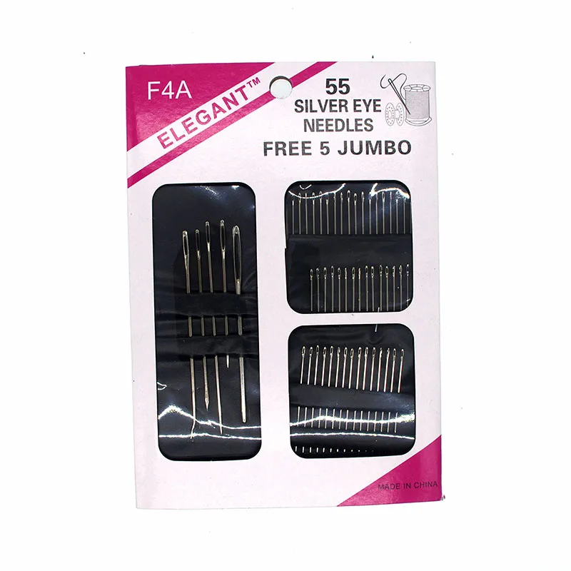 

1Set(55PCs) Stainless Steel Sewing Needles Sewing Pins Set Household Sewing Accessories Shine Brand bottoni botoes