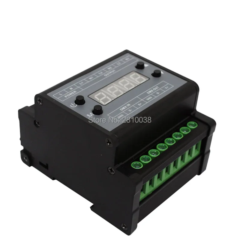 

2 шт./лот DMX тиристорный светодиодный диммер AC 90-240 В светодиодный диммер 3CH фраза контроль выход Светодиодная лампа диммер для светодиодного ...