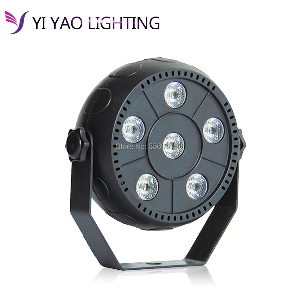 Мини светодиодные лампы для сцены 6X6W RGBW Четырехцветные пластиковые Dj|Эффект