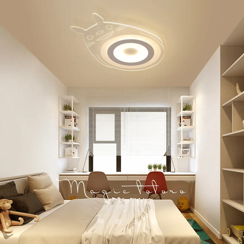 Nordic led лампы современные минималистские шиншилл мультфильм акрил творческий