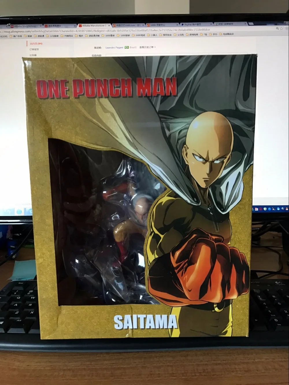 Аниме 25 см Saitama ONE PUNCH MAN коллекция игрушек|Игровые фигурки и трансформеры| |