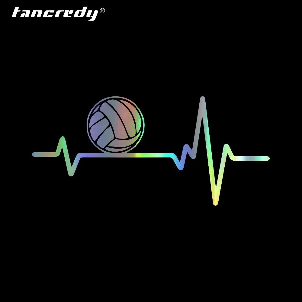 Tancredy 2nd Half Price электрокардиограмма волейбол спорт Декор Автомобильные наклейки