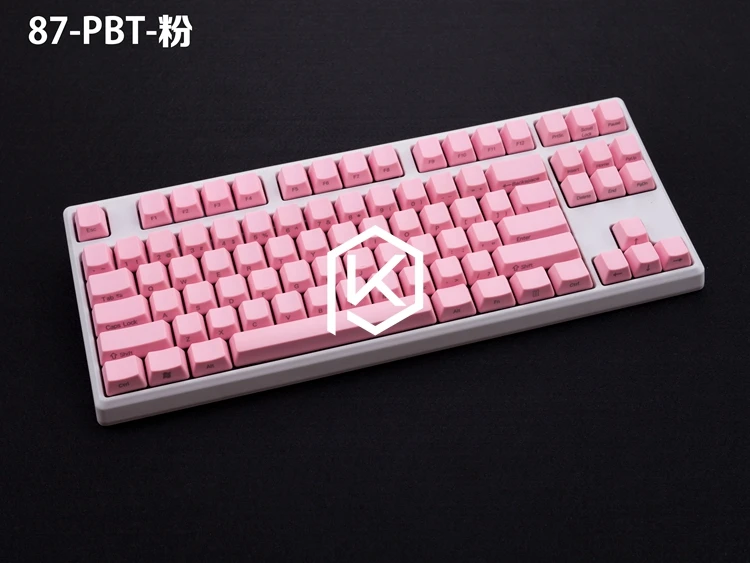 Pbt Передняя печатная PBT Keycaps oem профиль лазерная гравировка Передняя печатная Легенда Топ Печатный белый серый черный красный синий красный розовый