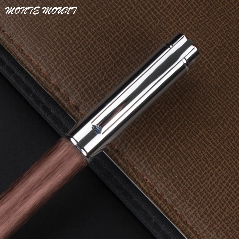 

MONTE MOUNT 825 roller ball Pen Coffee Wood Barrel Vintage Style