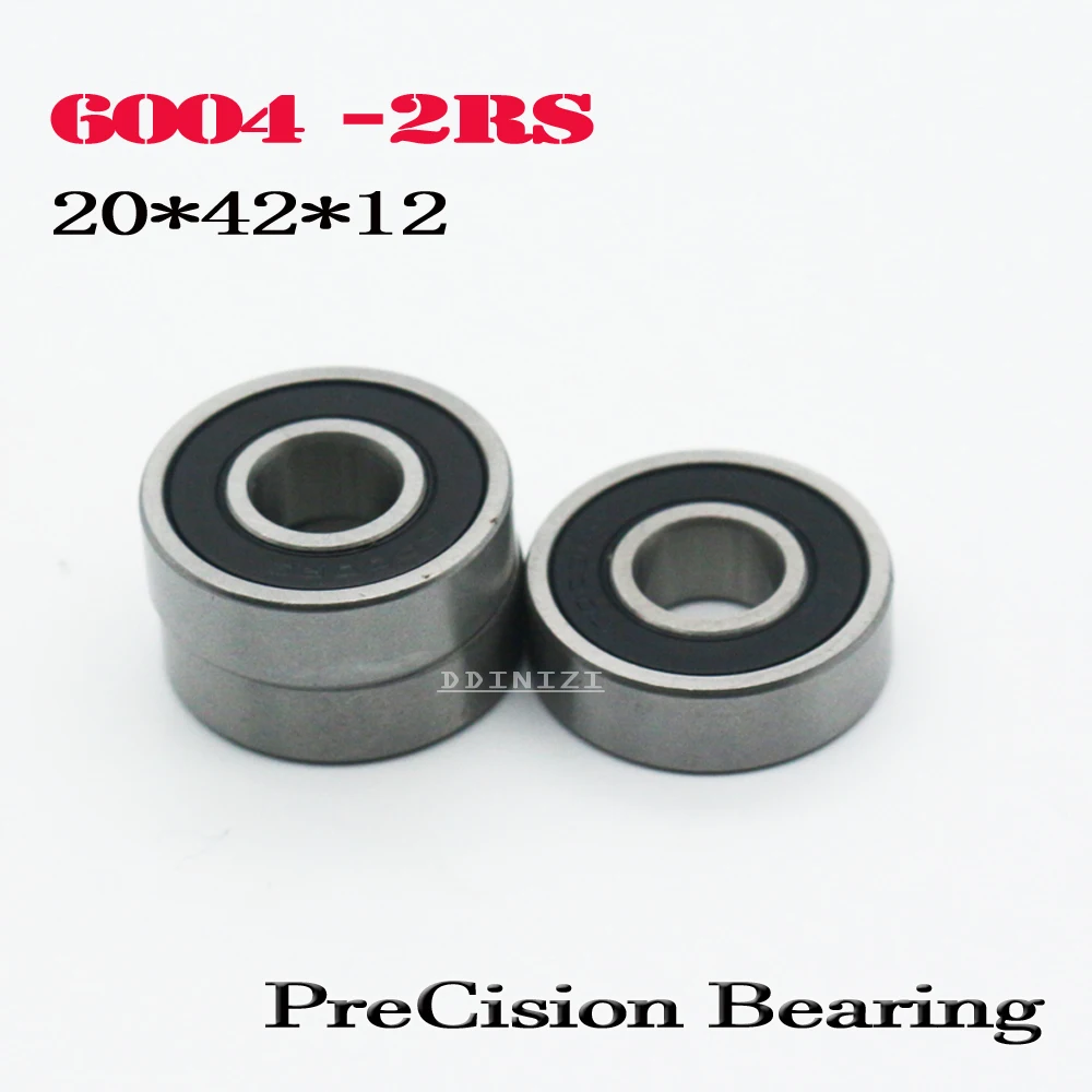 6004RS подшипник Φ 20*42*12 мм радиальный 6004 2RS шарикоподшипники 6004RZ 180104 RZ RS EMQ Quality (4
