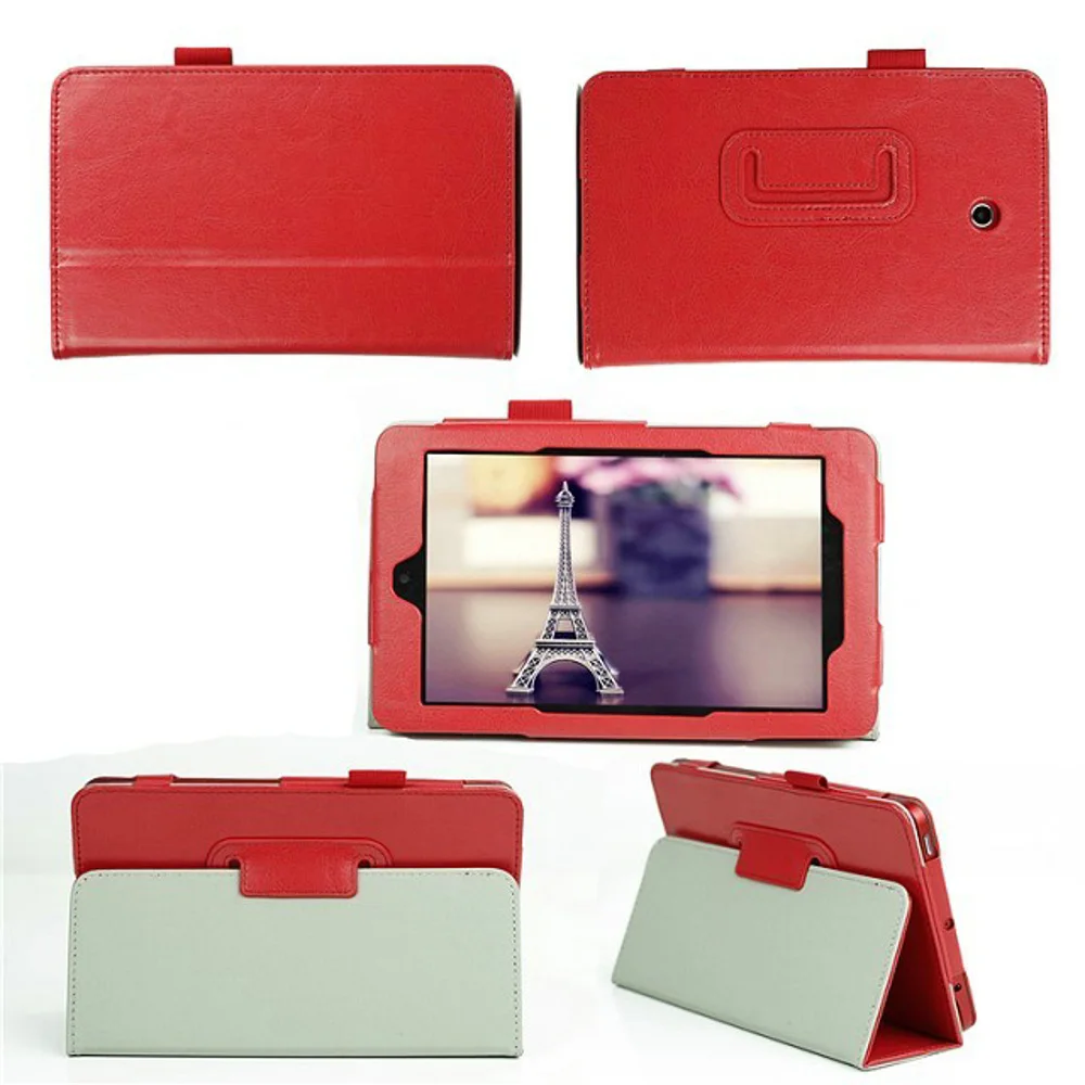Ultra Slim Luxury Folio Stand Leather Case Protective Cover For Dell Venue 7 V7-16RB 3730 3740 7&quot Tablet | Компьютеры и офис
