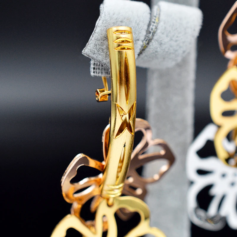 Романтические ювелирные изделия Sunny Jewelry круглые серьги в форме цветка для женщин