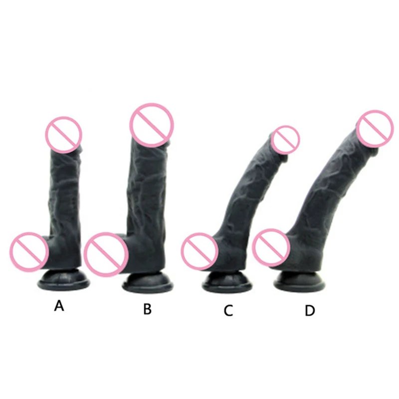Силиконовые большие фаллоимитаторы с присосками новые ощущения кожи