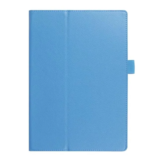 blue Складной чехол-книжка из искусственной кожи чехол для lenovo Tab P10 TB-X705F выпуск чехол-подставка для планшета P10 X705 10,1 дюймов Чехол+ пленка+ ручка - Цвет: blue