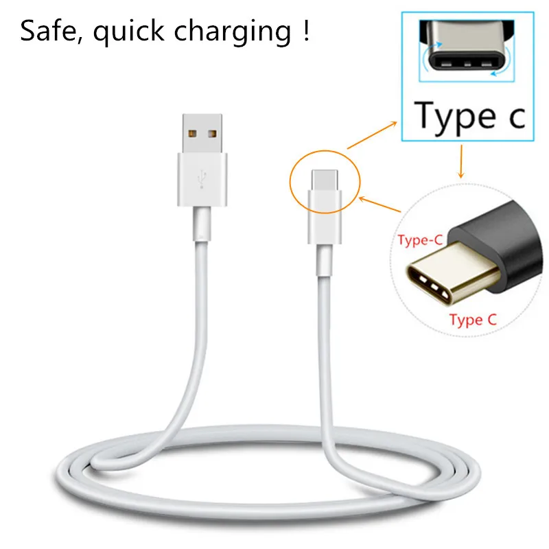 5 шт. USB Type C usb кабель для быстрой зарядки samsung S8 S9 S10 A50 Huawei P20 P30 Pro mate 20 lite zuk z2 ZTE axon 7 mini