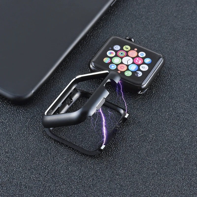 Магнитная Адсорбция металлическая рамка защитный чехол для Apple Watch 38 мм 42 мм Серия 1 2 3 для iwatch 4 5 40 мм 44 мм крышка бампер
