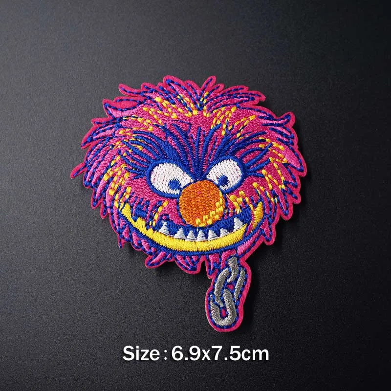 T Воздушный шар собака кошка волк TIHRT значок Сделай Сам вышитая нашивка-аппликация одежды Швейные принадлежности для приклеивания на одежду утюгом Декоративные значки - Цвет: T