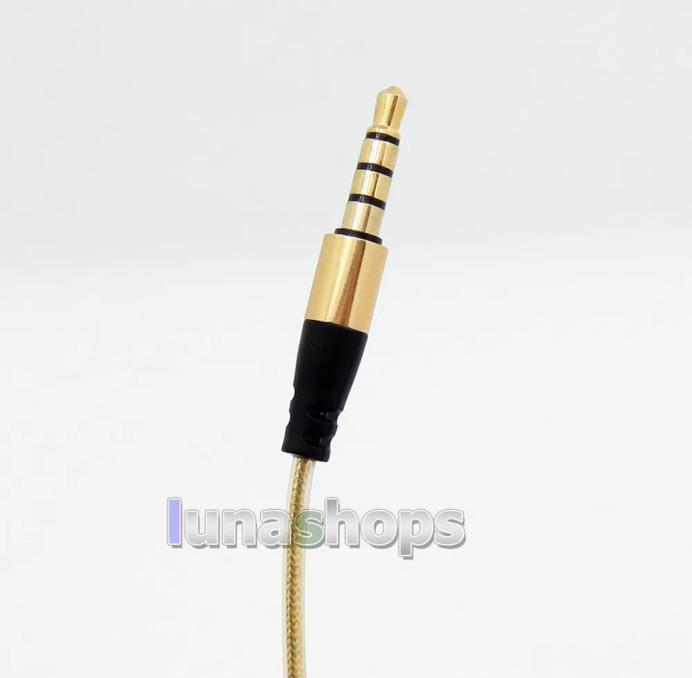 LN005928 с крючком для наушников Золотой/Серебряный фольгированный кабель