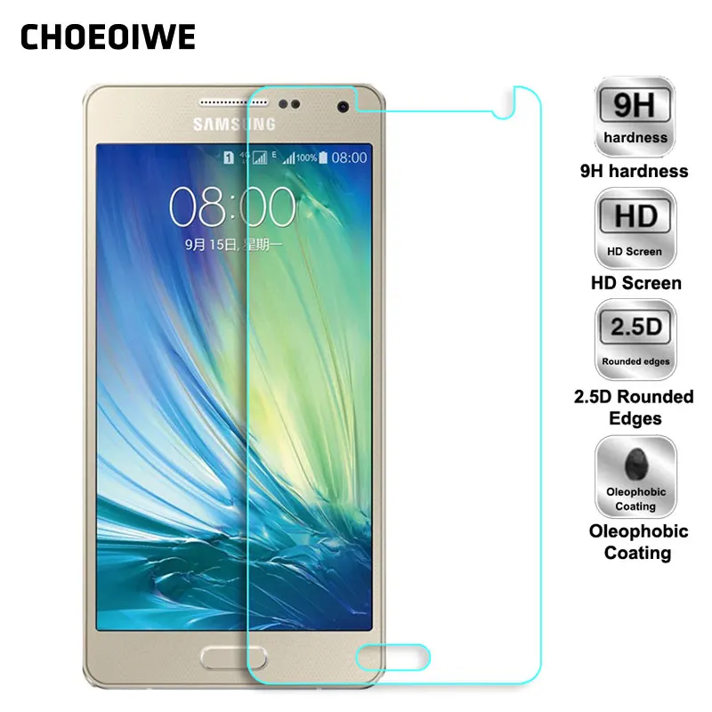 CHOEOIWE Screen Protectors for Samsung Galaxy A300F A3 A5 A7 2015 2016 2017 A720F J5 Grand Prime G530 9H Tempered Glass Film | Мобильные
