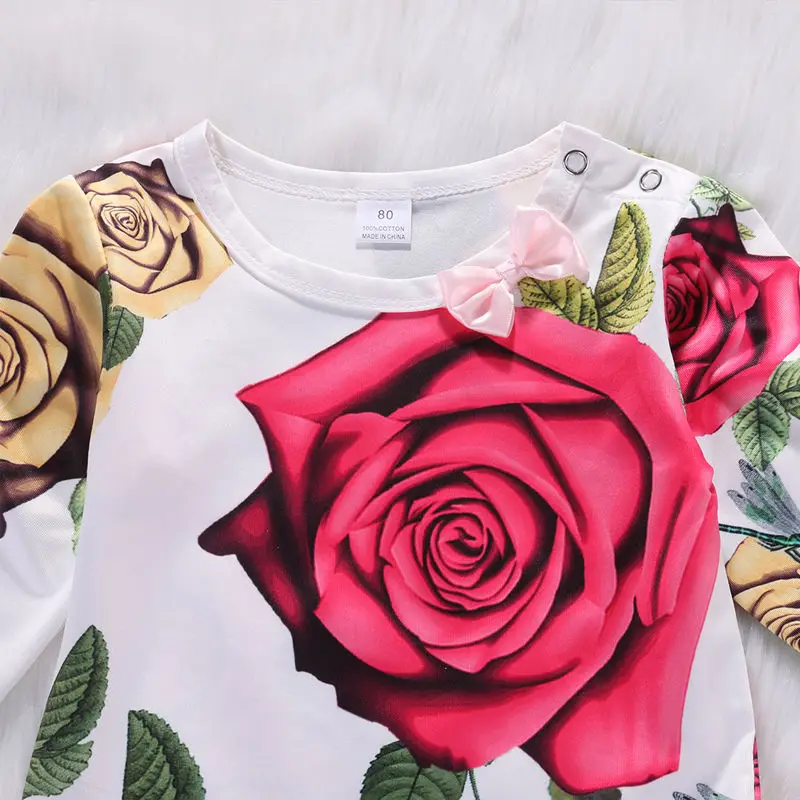 2 шт. футболка и леггинсы для новорожденных девочек|baby girl clothes|infant baby clothesbaby |