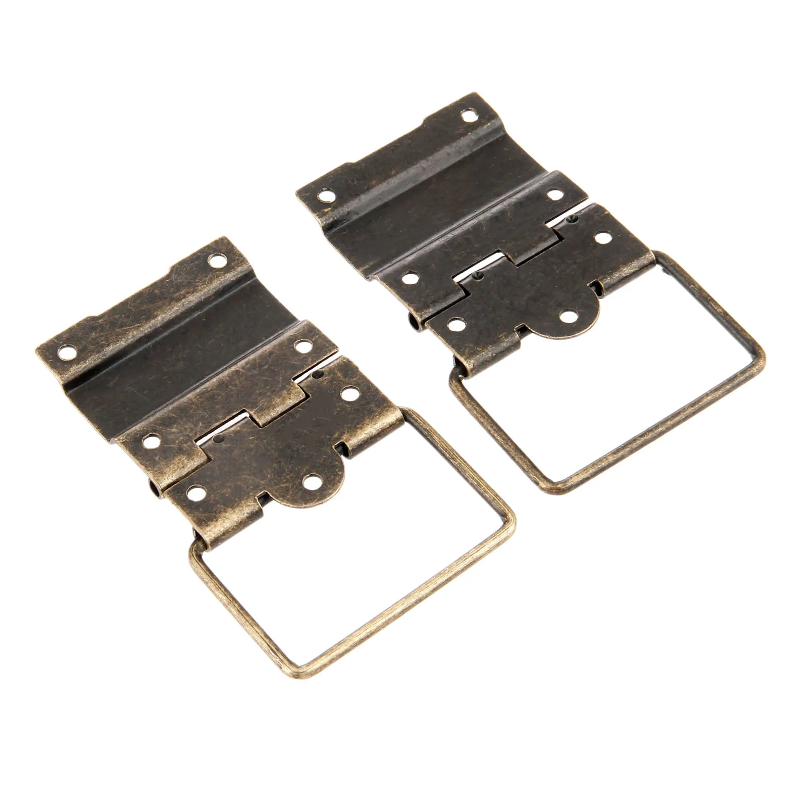 DRELD 2Pcs 41*52MM Antique Cabinet Hinges Furniture Accessories Door Drawer Jewellery Box For Hardware | Обустройство дома