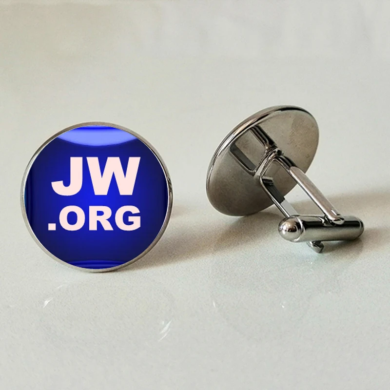 Запонки из стекла, запонки с самоцветом, ювелирные изделия JW. ORG ручной работы, оригинальные запонки JW. ORG Bible - Окраска металла: XC1231