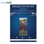 Лавандовый сад дом дерево Китайская вышивка 14CT аналогичный DMC Вышивка крестом, наборы для вышивки наборы Счетный крест