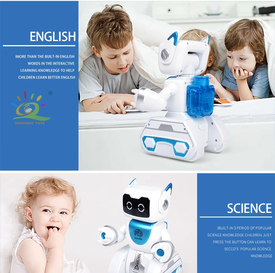 HUIQIBAO игрушки водное Вождение RC робот танец голоса электронная музыка интеллектуальный пульт дистанционного управления фигурка игрушка для детей