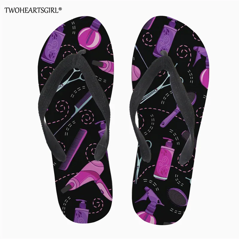 Женские пляжные шлепанцы twoheart белые сандалии для парикмахерской на плоской
