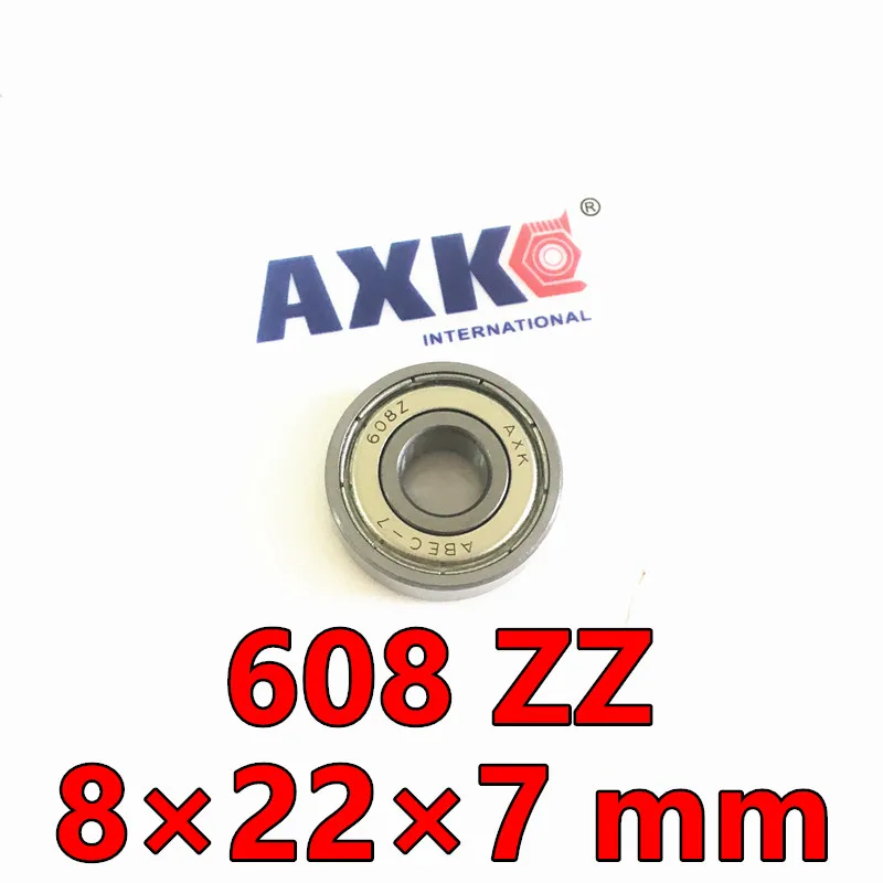 2018 г. AXK Бесплатная доставка 608zz 608 2rs Abec 7 8x22x7 мм миниатюрный ZZ Longboard Скейтборд мяч