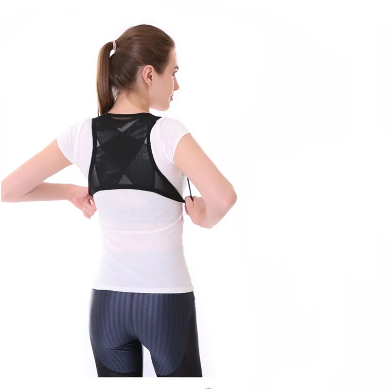 Perfect Back Curve Therapy Support Brace Adjustable Posture Corrector Belt Band Shoulder Toiletry Kits |