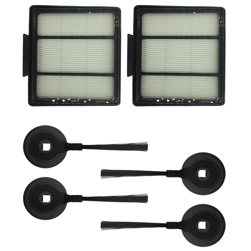 6 Pcs/Lot Side Brush &amp Hepa Filter For Shark Ion Robot Rv700_N/720_N/750_N Rv850/851Wv Rv850Brn/Wv Vacuums Fit Rvsbk950 Rvffk9 | Бытовая