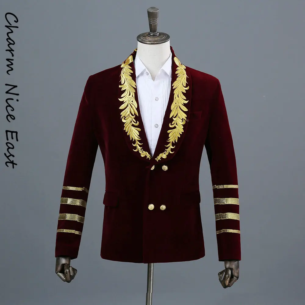 Вельвет костюм с вышивкой вечерние платье V образным вырезом Тонкий хостинг