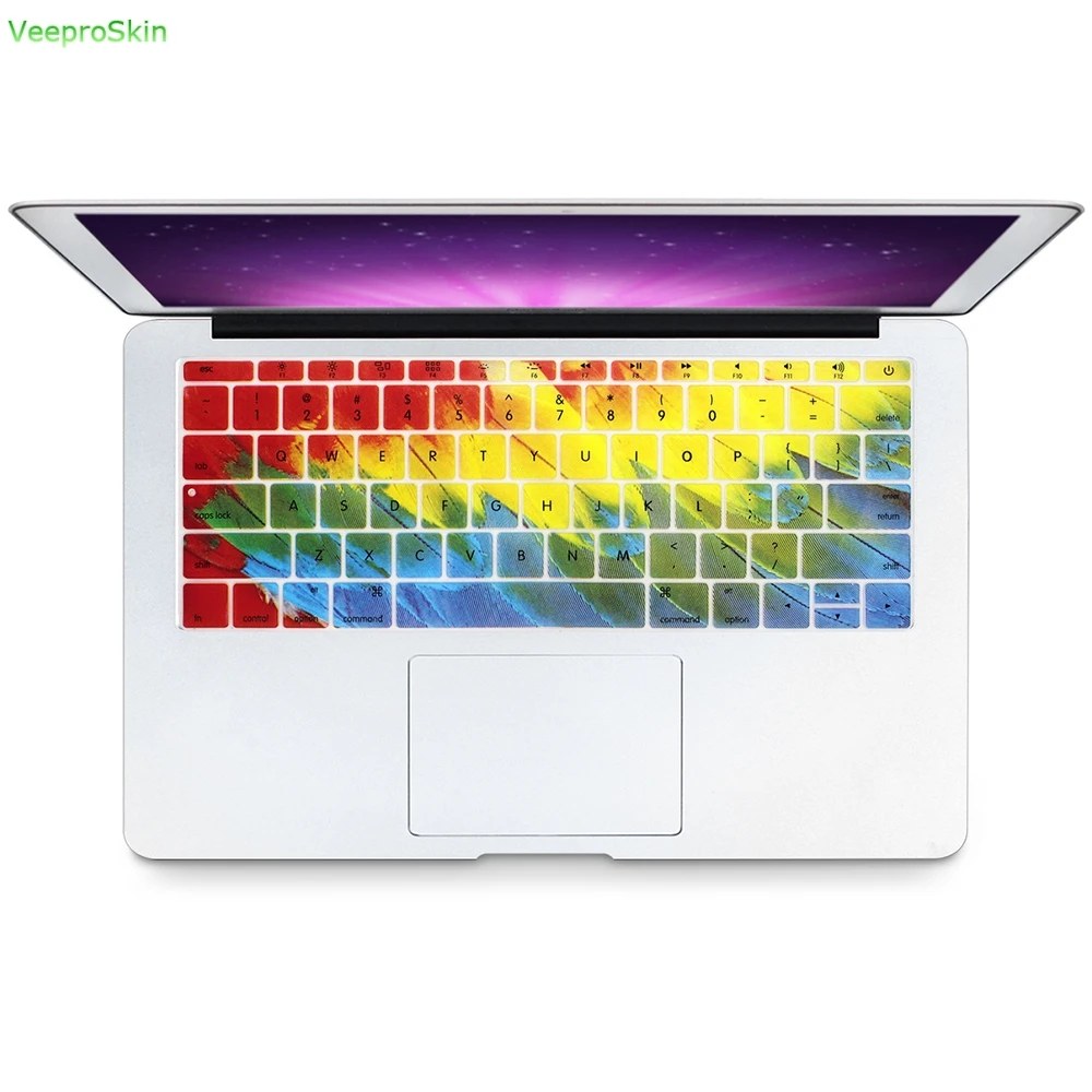 Для Macbook 12 дюймов A1534 стильный дизайн силиконовый защитный чехол для клавиатуры New