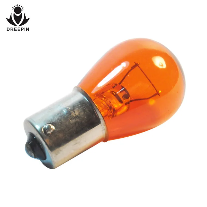 Dreepin S25 P21W 12 В 21 Вт BA15S Clear/янтарный 1156 автомобилей Наружное освещение спереди