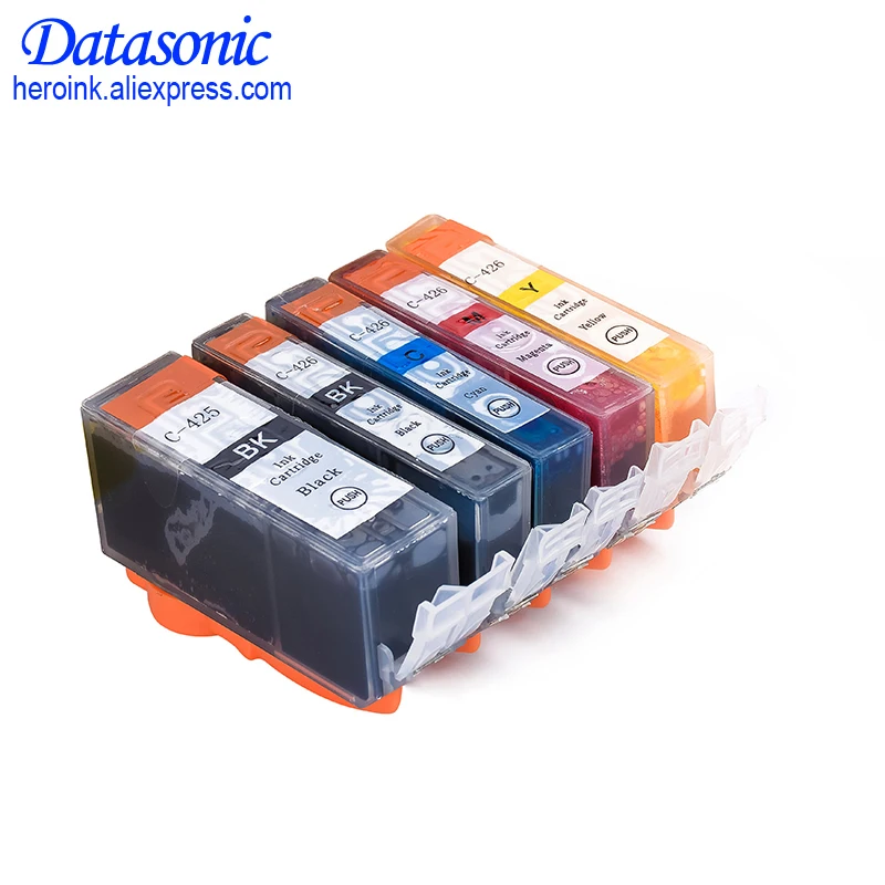15 шт. картриджи для принтера Canon PIXMA IP4840 IP4940 IX6540 MG5140 425 426|ink cartridge|compatible ink cartridgeink