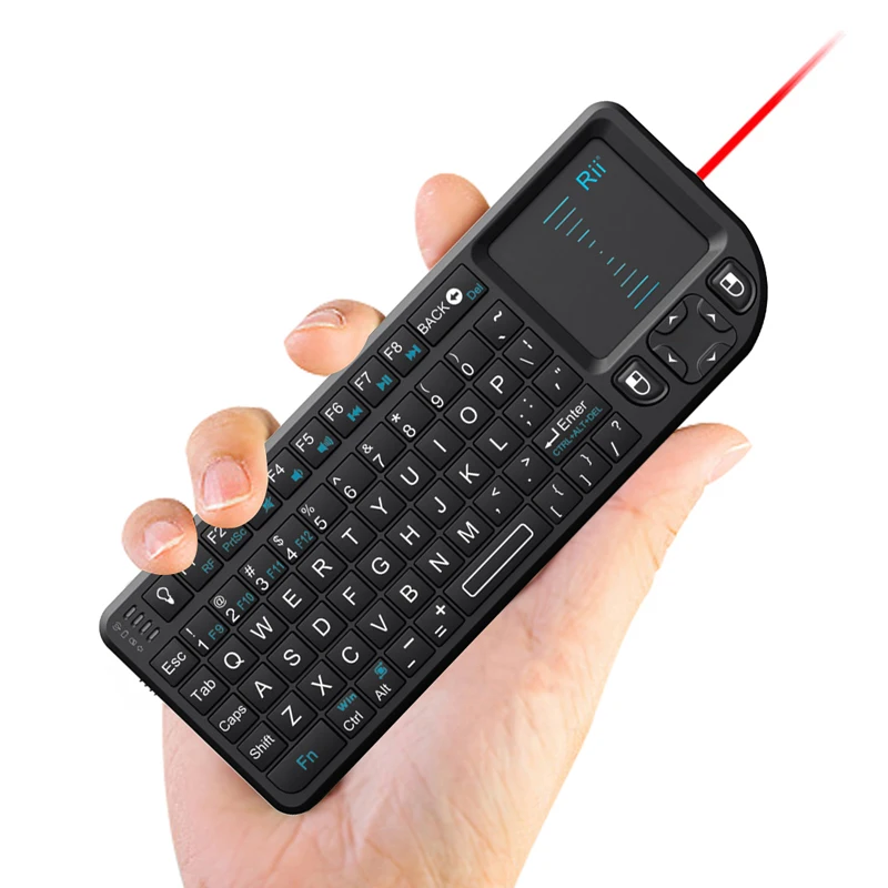 Бесплатная доставка! Rii mini k01 2.4G Беспроводная клавиатура с подсвечивающимся