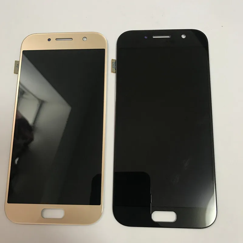 Протестированный супер AMOLED сгорания тени для Samsung A5 A520 дисплей ЖК-экран сенсорный дигитайзер сборка