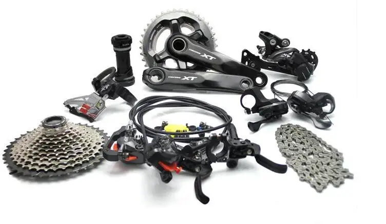 DEORE XT M8000 2x11 22S скоростной MTB горный велосипед Groupset 38/28T 36/26T 170 мм 11-42T | Спорт и