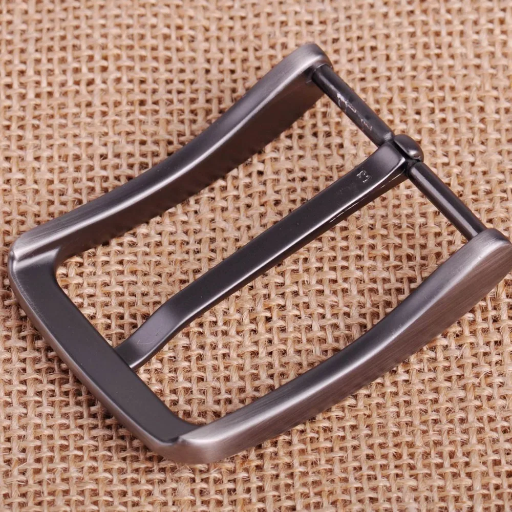 Rectangular Alloy Brooches Unique Prong Clip Buckle for Men Leather Belt Spare Replacement | Дом и сад