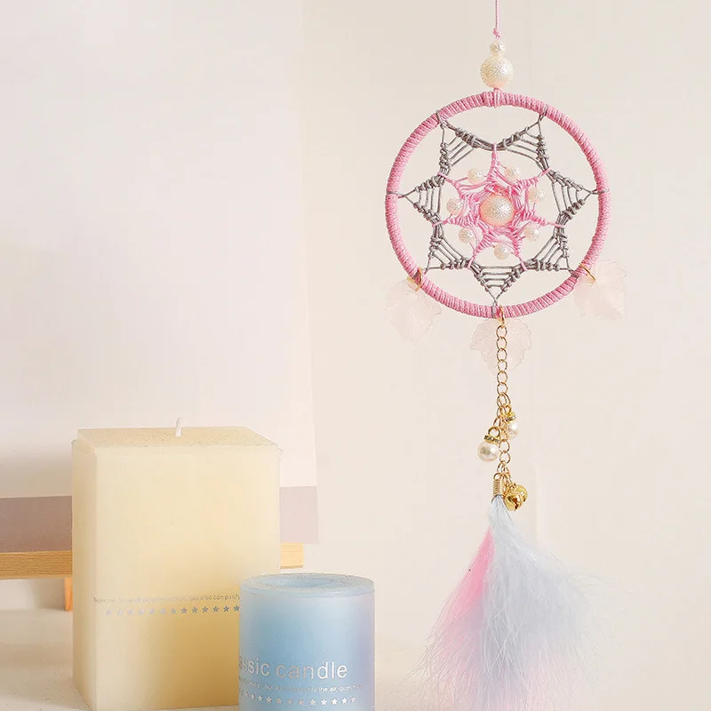 Pinks Ловец снов автомобиль кулон девушка мечта сердце порошок милый ветер Chime