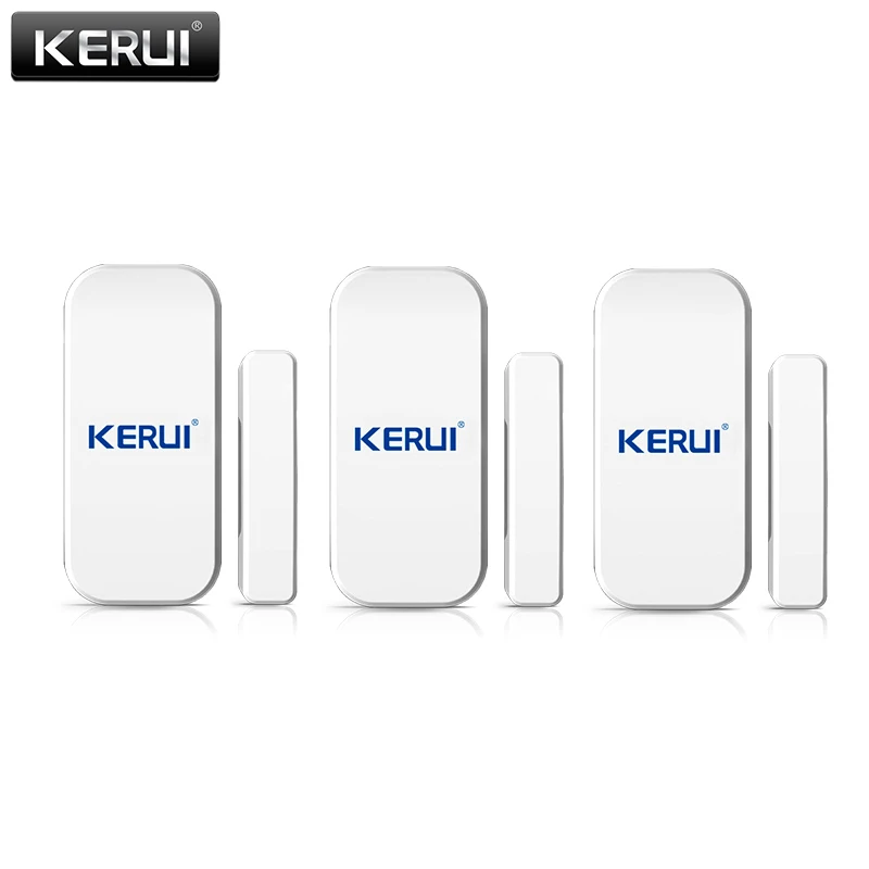 KERUI 433 МГц беспроводной датчик двери, окна, открытый детектор GSM PSTN домашняя сигнализация, домашняя охранная Голосовая охранная умная сигнализация - Цвет: Kit2 Door Sensor