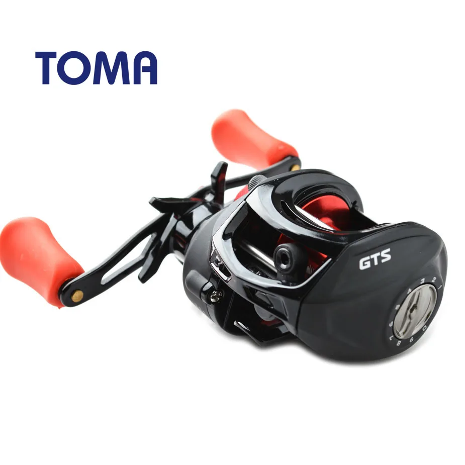 TOMA Bait casting Fishing Reel 206g Ultralight 11+1BB Stainless Steel GT 7.5:1 Baitcast Reel 7.5kg Max Drag Saltwater