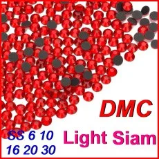 SS20 4,6-4,8 мм, 1440 шт./пакет фуксия DMC Горячая фиксация стразы с плоской обратной поверхностью, "сделай сам" Hot Fix железа на одежды теплопроводные Кристаллы Камень