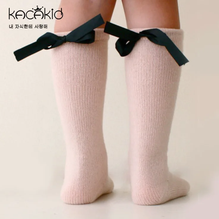 5 пары/компл. хлопковые детские носки до колен женские танцевальные осень весна