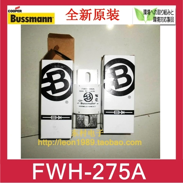 

[SA]US Cooper Bussmann fuse ceramic tube FWH-275A 275A 500V fuse