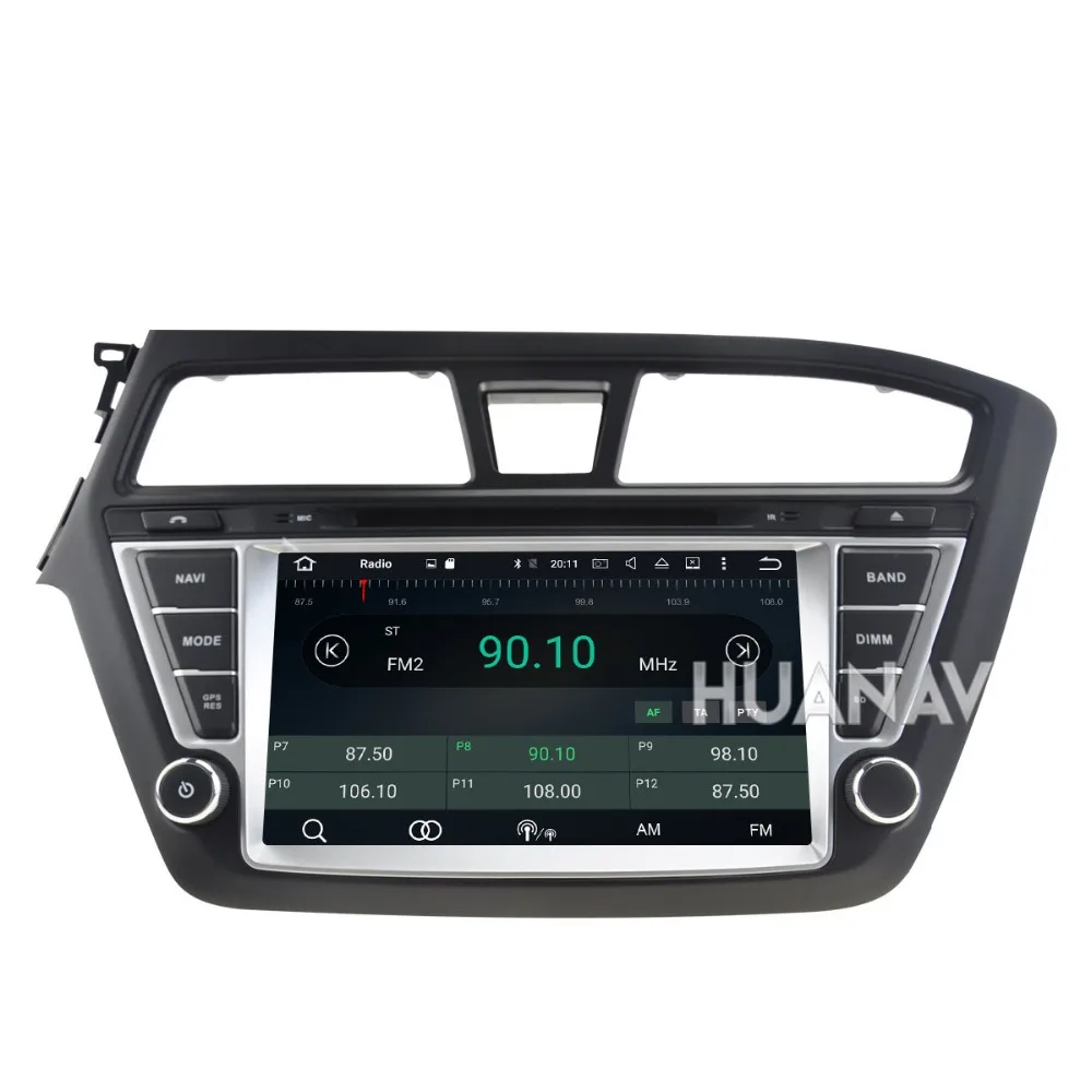 Автомобильный DVD-плеер на Android 8 0 GPS-навигатор для Hyundai I20 2014 2015 2016 2017 мультимедийный