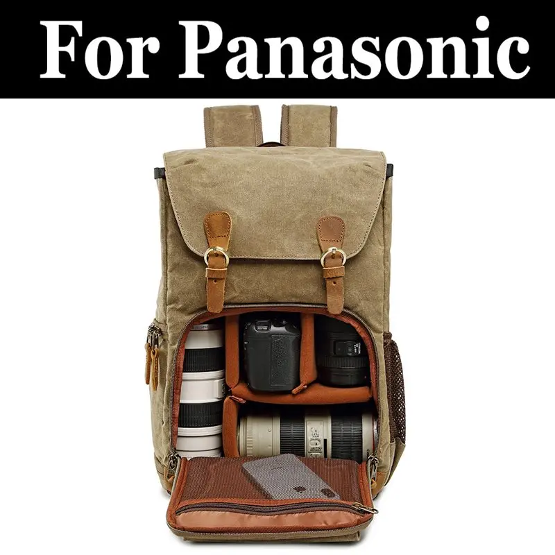 Винтажная Водонепроницаемая Холщовая Сумка для цифровой камеры panasonic Lumix DMC FX66 700