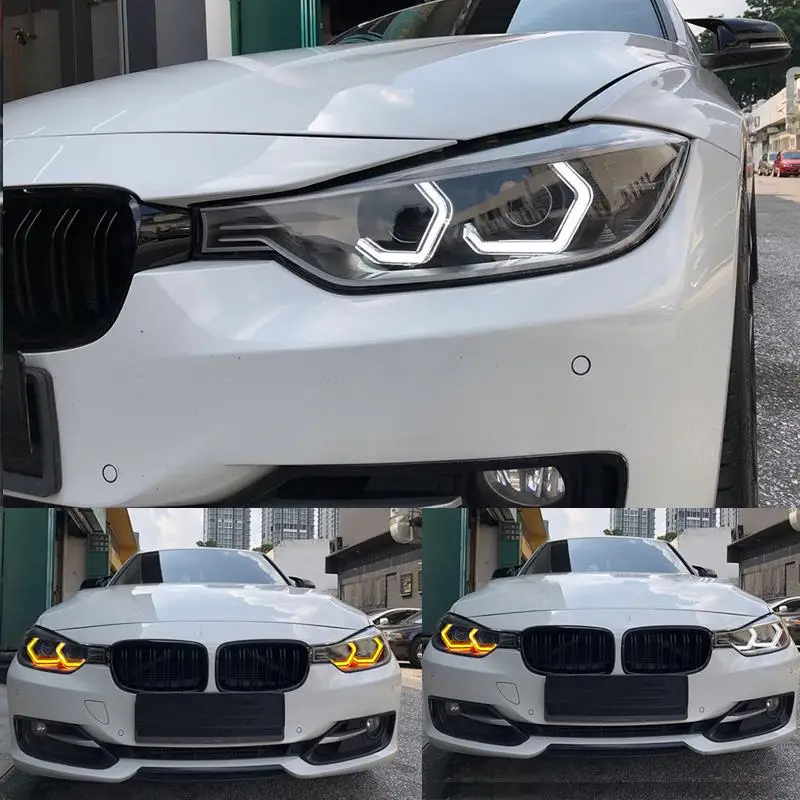 Кольцо-гало Для указателя поворота для BMW 4 серии F32 435i 428i 420d 420i 440i 430i белый и