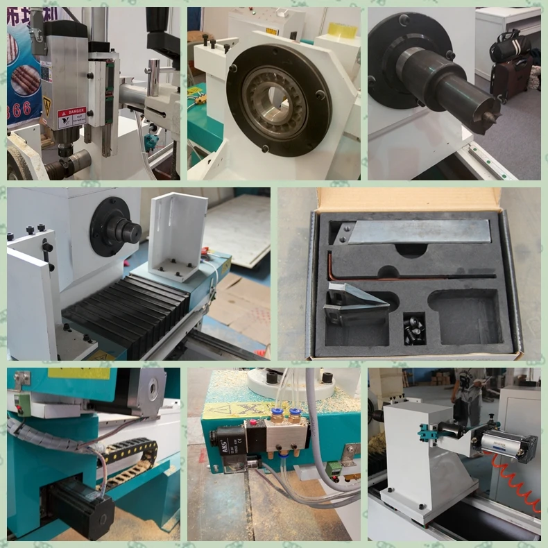 4 Шпинделя древесины копирование токарный станок для топора обработки