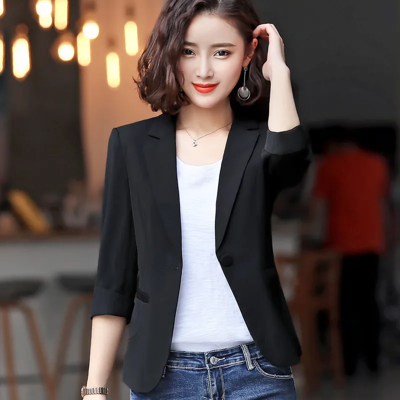 Высококачественная Белая куртка в Корейском стиле женский модный Повседневный